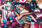 August 2021 Hatsune Miku Desktop Calendar Wallpaper