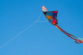 Kite flying in the sky picture desktop wallpaper