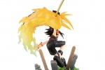Partial details of the Shaman King Asakura Leaf figure