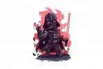 Star Wars Darth Vader Cartoon Computer Wallpaper