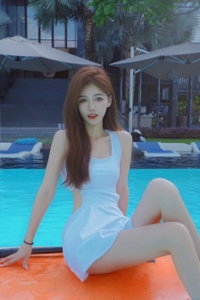 抖音美人米叮性感泳衣裝圖片