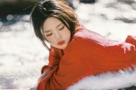 Yang Chaoyue's sexy photos in red dress and ancient style