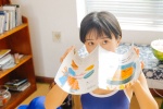短发美女露背吊带泳衣装诱惑写真