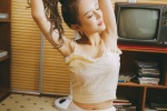 Mixed race beauty model warm and sexy Japanese photo