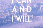 I CAN AND I WILL Fresh Landscape Wallpaper