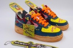 Partial details of the Nike Air Force 1 Chucky model