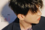 April 2021 handsome star Cai Xukun calendar wallpaper