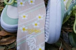 Vans green daisy on feet pictures
