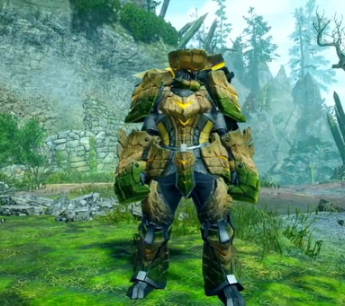 Monster hunter rises, dawn, Gangtang beast equipment HD picture