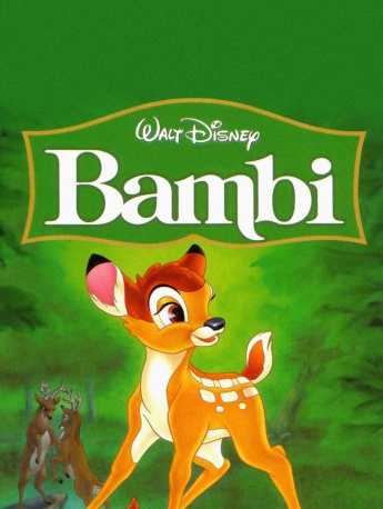 小鹿斑比卡通动画手机壁纸