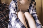 Girl wearing headphones photo mobile wallpaper