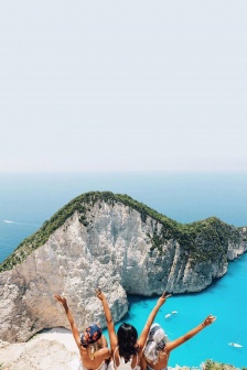 自然海灘風光寫真手機壁紙