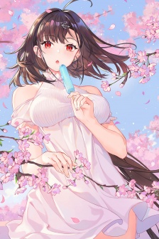 Sexy two-dimensional beauty mobile wallpaper