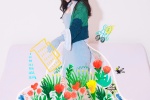 Meng Ziyi's creative graffiti fashion photo pictures