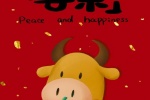 Year of the Ox Good Luck Theme Wallpaper
