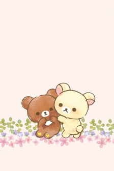 卡通熊唯美可爱手机壁纸图片