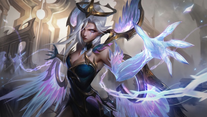 lol League of Legends Dawnbringer Morgana 4k ultra clear wallpaper