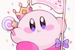 Kirby cartoon cute mobile wallpaper