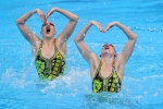 Beautiful and clear pictures of Group 2 of the East Olympic synchronized swimming semi-finals rematch
