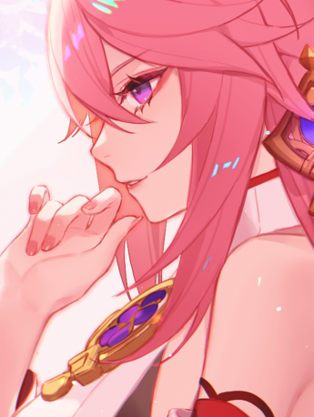 Yae Shenzi charming photo mobile wallpaper