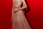 Guan Xiaotong deep V dress sexy photo mobile wallpaper