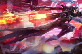 League of Legends Lucian 2K original painting wallpaper