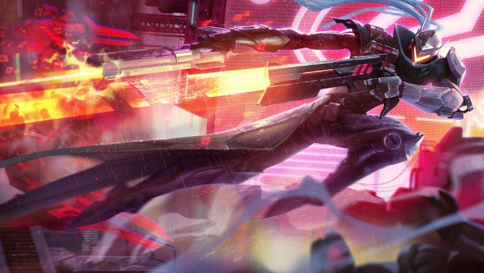 League of Legends Lucian 2K original painting wallpaper