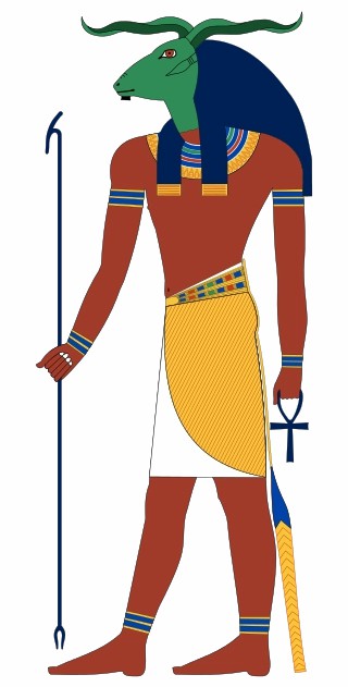 古埃及克奴姆神组图