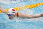 Zhang Yufei wins silver medal in women's 100m butterfly