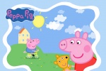 Peppa Pig cartoon mobile wallpaper