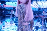 Wu Xuanyi pink hair sexy photo pictures