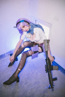 性感游戏美女黑丝美腿诱惑写真