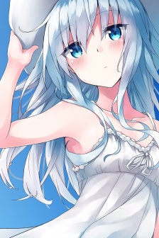 豐滿性感動漫少女手機壁紙圖片