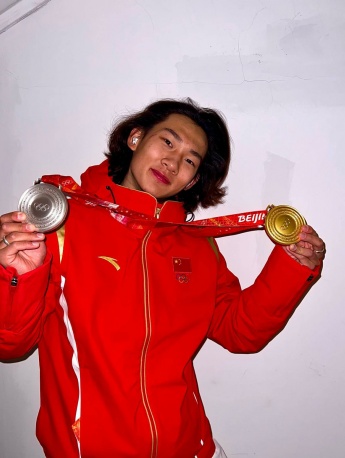 Su Yiming behind-the-scenes photos of the Beijing Winter Olympics