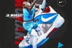 Cool poster of Ja Morant sneakers