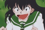 Inuyasha Higurashi Kagome's self-cut head