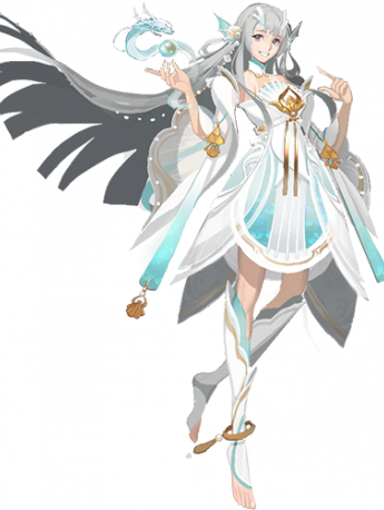 王者荣耀西施游龙清影皮肤细节展示