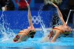 Beautiful and clear pictures of Group 2 of the East Olympic synchronized swimming semi-finals rematch