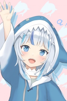 Gamougula two-dimensional cartoon mobile wallpaper