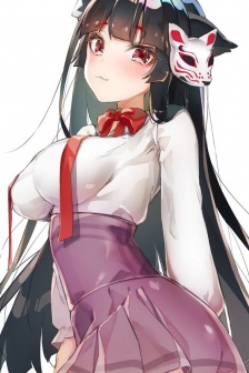 好看性感的二次元美女手機壁紙