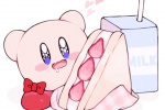 Kirby cartoon cute mobile wallpaper