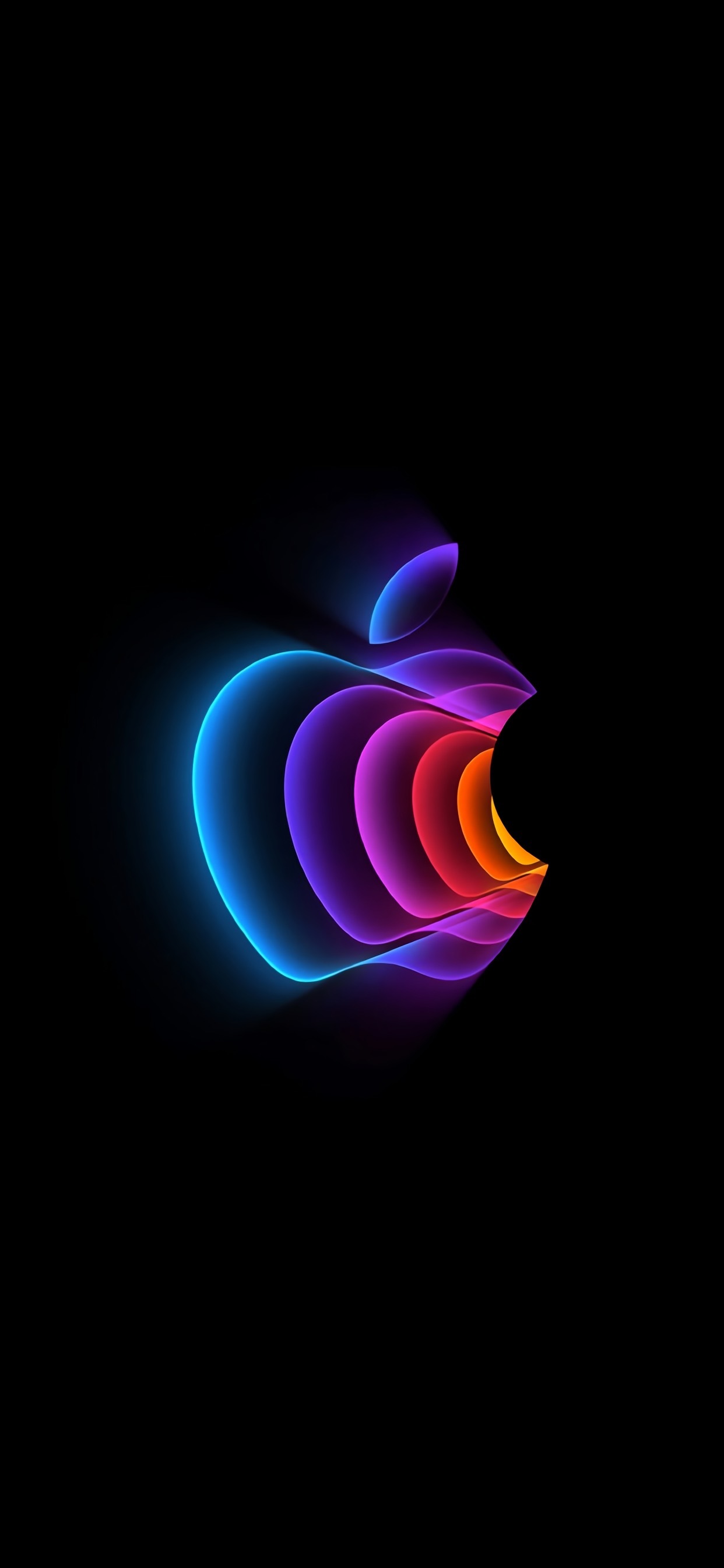 苹果多彩元素logo手机壁纸