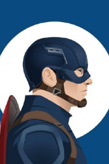 Cool profile portraits of Marvel characters