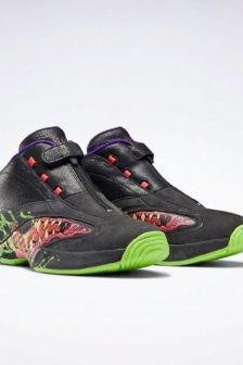 Reebok Ghostbusters themed shoes details