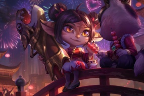 League of Legends Tiger Head Tristana Computer Wallpaper