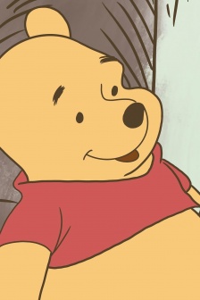 小熊維尼卡通手機壁紙