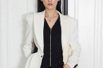 Cecilia Cheung pure white silhouette suit super A photo pictures