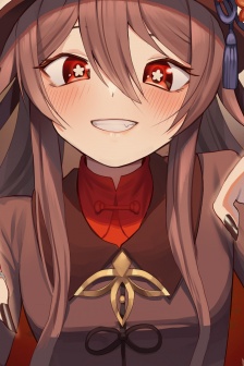 原神胡桃全麵屏手機壁紙