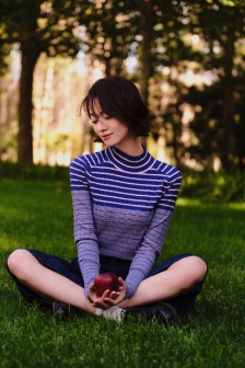 Wu Jinyan's autumn oil painting style sexy photo pictures