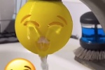 Emoji faucet picture
